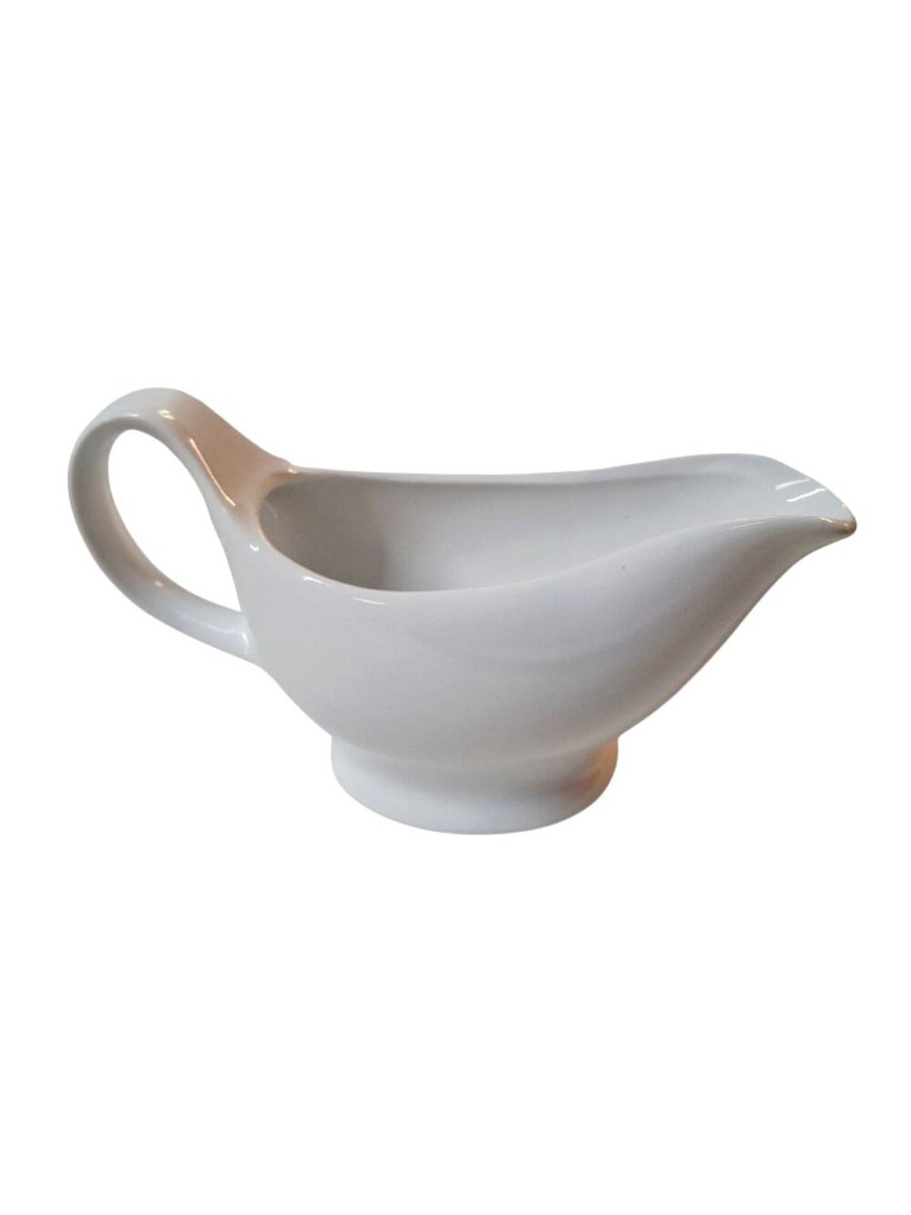 Cordon Bleu White Ceramic Gravy Boat 6" Microwave Dishwasher Oven Safe Made In C